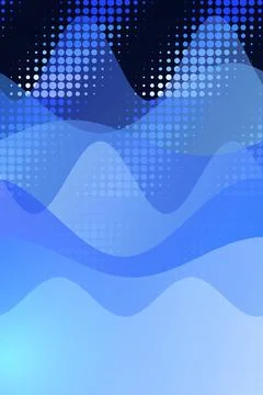Abstract Blue Wave Background Stockfoto's