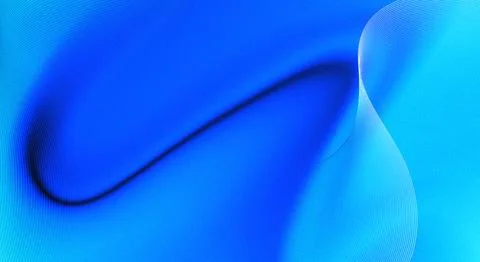 Abstract blue wave background with soft flowing shapes Stock Illustration