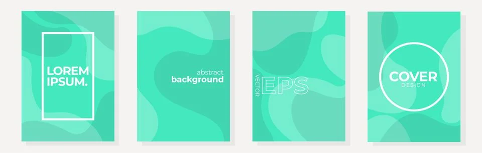 Abstract blue wave background suitable for covers, flyers, and more Stock Illustration