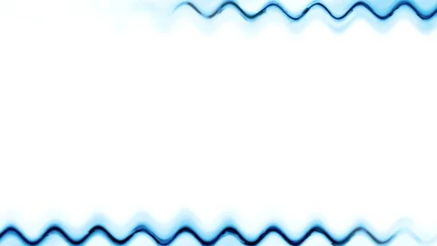 Abstract Blue Wave Border Stock Footage 284395616