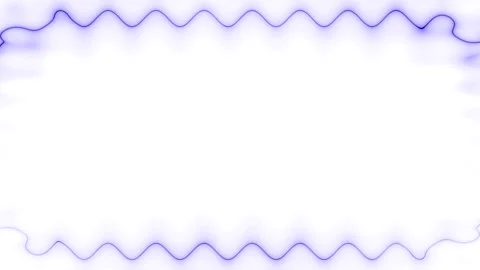 Abstract Blue Wave Border Stock Footage 284399894