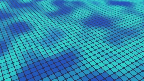 Abstract blue wave cells background Stockbeeldmateriaal 200488695