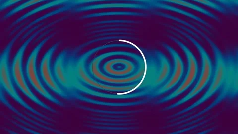 Abstract blue wave energy background loop for modern motion graphics design Stock Footage 342092891