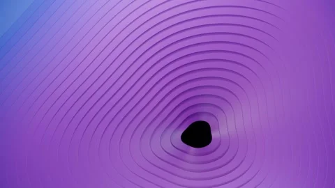 Abstract blue wave flowing black hole bg able to loop endless Stock Footage 346050538