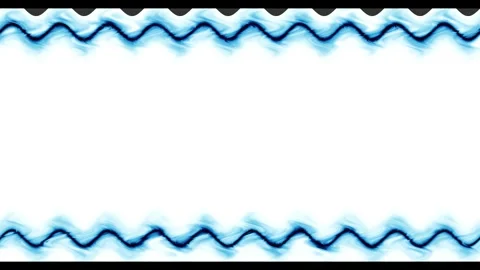 Abstract Blue Wave Frame Stock Footage 284395308