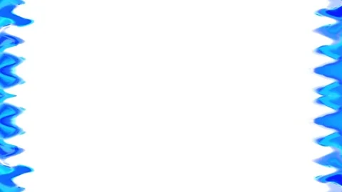 Abstract Blue Wave Frame Stock Footage 284396503