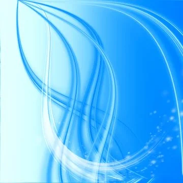 Abstract blue wave Stock Illustration