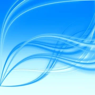 Abstract blue wave Stock Illustration