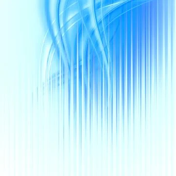 Abstract blue wave Stock Illustration