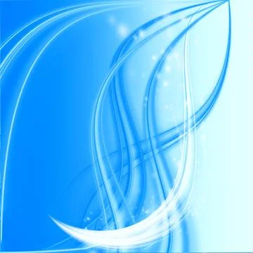Abstract blue wave Stock Illustration