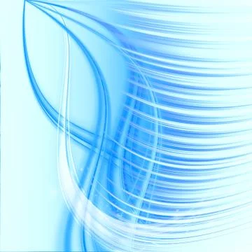 Abstract blue wave Stock Illustration