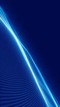 Abstract Blue Wave Light Stock Illustration