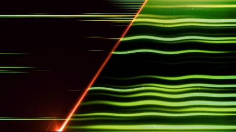 Abstract blue wave lines animation with particles Stock Footage 58946210