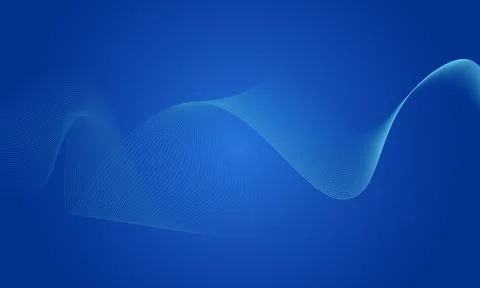 Abstract blue wave lines background. Stock Illustration