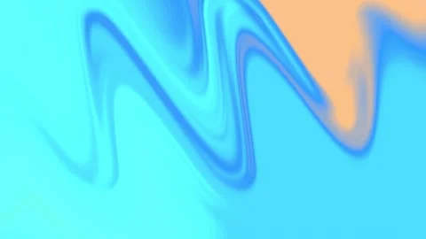 Abstract blue wave loop background.Neon blue,cyan,coral liquid gradient back Vídeo Stock 333984392