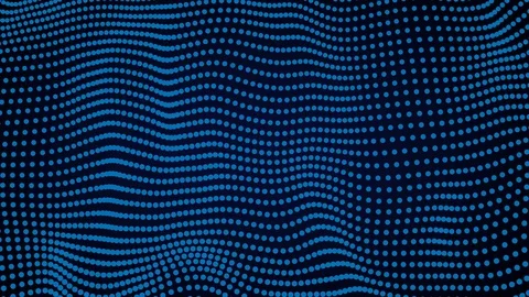 Abstract blue wave moving on a dark blue color Stock Footage 113108209