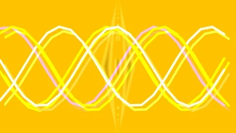 Abstract blue wave pattern animation loop, dynamic scientific equalizer bac.. Stock Footage 339773291