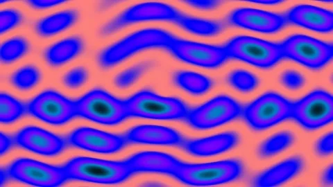 Abstract blue wave pattern animation seamless loop background video Video stock 342159280