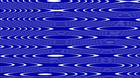 Abstract blue wave pattern background loop for digital motion graphics Stock Footage 342158545