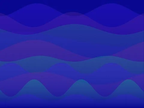 Abstract Blue Wave Pattern Background for Graphic Design and Modern Web Layou Stock Illustration