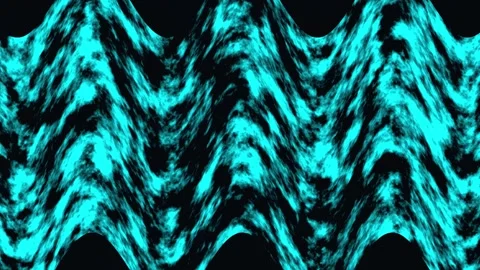 Abstract Blue Wave Pattern with Black Copy Space During Digital Animation Video stock 342519604