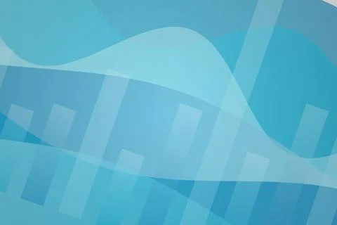 Abstract blue wave pattern with flowing lines and shapes Stock Photos