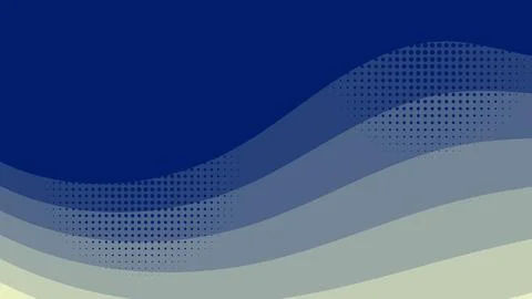 Abstract blue wave pattern with halftone effect background 스톡 일러스트