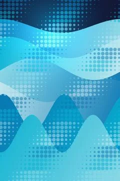 Abstract Blue Wave Pattern Stockfoto's