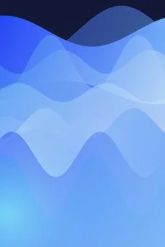 Abstract Blue Wave Pattern Stock Photos