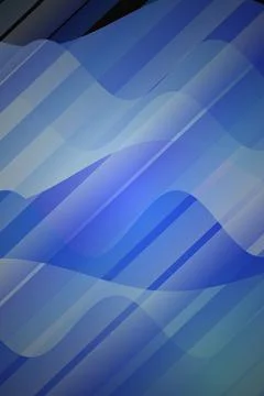 Abstract Blue Wave Pattern Stock Photos
