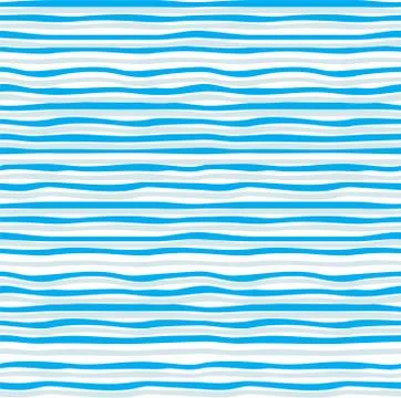 Abstract blue wave seamless pattern. Vector 스톡 일러스트