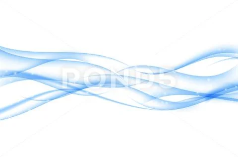 Abstract blue wave pattern background Royalty Free Vector