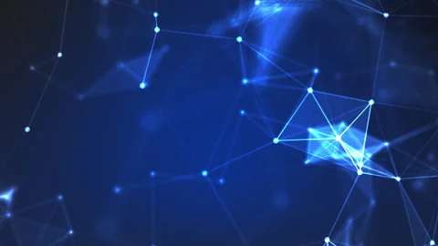 Abstract blue wave technology background animation 스톡 동영상 295274976