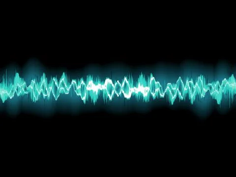 Abstract blue waveform. EPS 8 Illustrazione stock