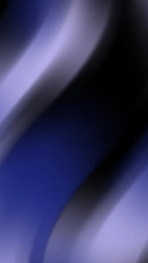 Abstract blue waves animation with soft transitions for background or overlay Video stock 315912612