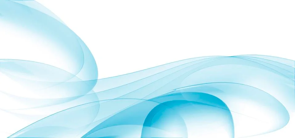 Abstract, blue, waves background Illustrazione stock