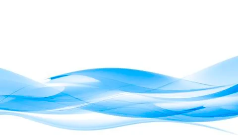 Abstract, blue, waves background Stock Illustration