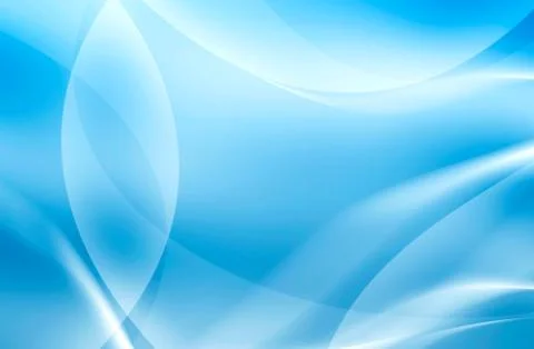 Abstract blue waves background Stock Illustration