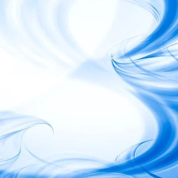 Abstract blue waves background Stock Illustration