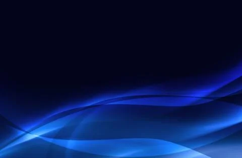 Abstract blue waves background Stock Illustration