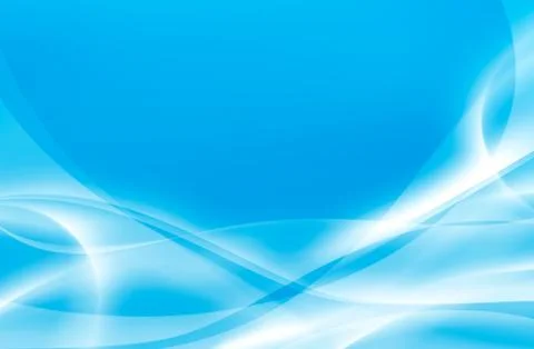 Abstract blue waves background Stock Illustration