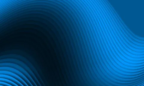 Abstract blue waves background Stock Illustration