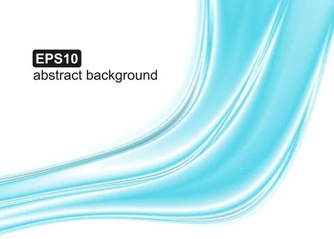 Abstract blue waves background. Vector illustration. Illustrazione stock