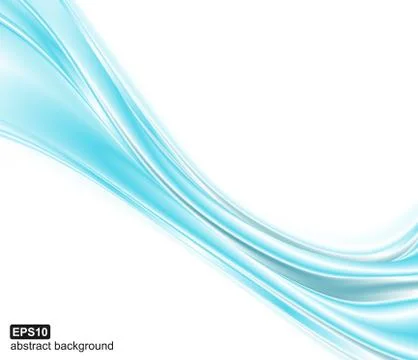 Abstract blue waves background. Vector design for banners, presentations, flyers Stock Illustration