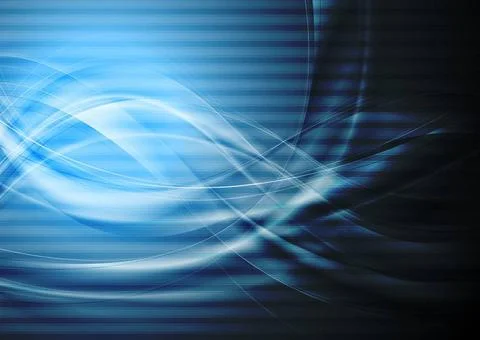Abstract blue waves background. Vector design eps 10 Abstract blue waves b... 写真素材