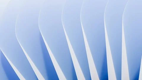 Abstract blue waves design with a smooth gradient and fluid lines on a lig... Stock Photos