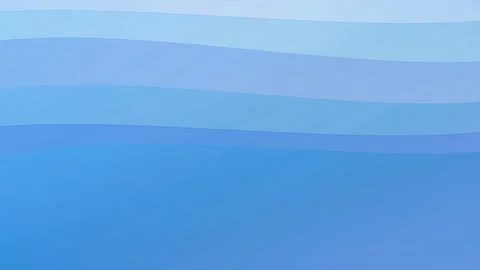 Abstract blue waves flowing in a soft gradient background. 4K Stock Footage 341847470