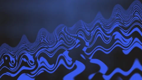 Abstract Blue Waves Stock Footage 289109673