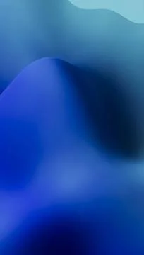 Abstract blue waves on a gradient background with smooth flowing lines. bo... Stock Photos