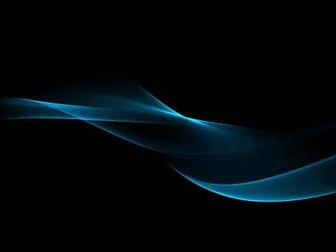 Abstract blue waves modern background Stock Illustration